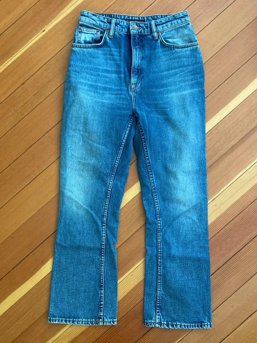 Nudie Jeans Rowdy Ruth Kick Flare Jeans - Size 27